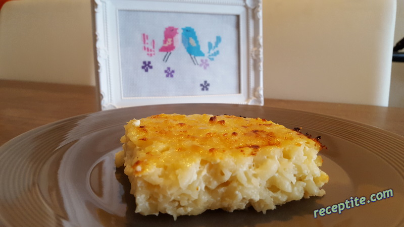 Снимки към Макарони с кус-кус на фурна