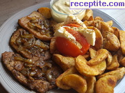 снимка 1 към рецепта Мариновани пържоли със соев сос и горчица