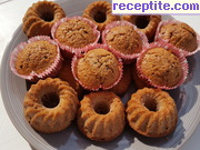 снимка 3 към рецепта Мъфини с ябълки и орехи