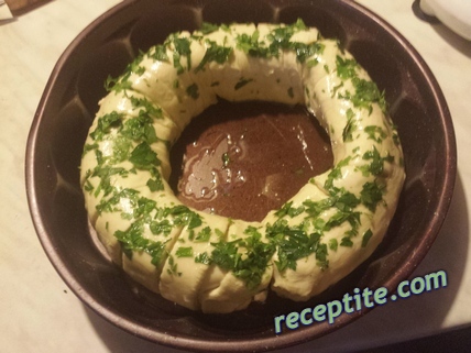 Снимки към Руло с кренвирш и моцарела