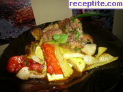снимка 2 към рецепта Зеленчуци със соев сос на фурна