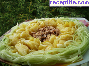 снимка 1 към рецепта Салата от скумрия с картофи