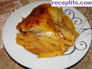 снимка 1 към рецепта Пиле Табака с картофи