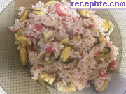 снимка 1 към рецепта Миди с ориз - II вид