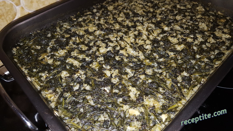 Снимки към Ориз със спанак и гъби