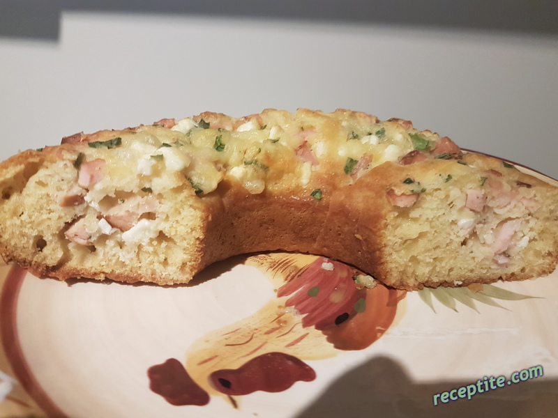 Снимки към Солен кекс с пълнеж