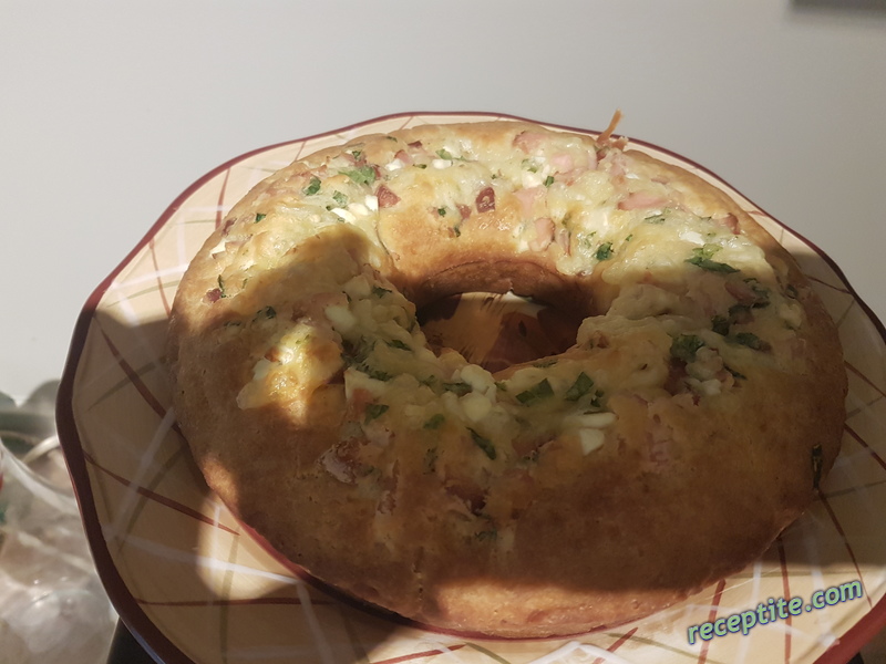 Снимки към Солен кекс с пълнеж