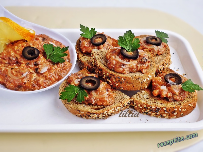 Снимки към Предястие с консерва копърка