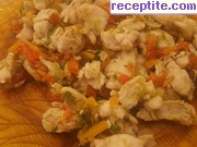 снимка 1 към рецепта Пилешки хапки със зеленчуци