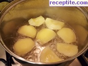 снимка 2 към рецепта Крем с ябълки и грис