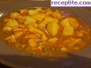 снимка 8 към рецепта Пиле с грах и картофи