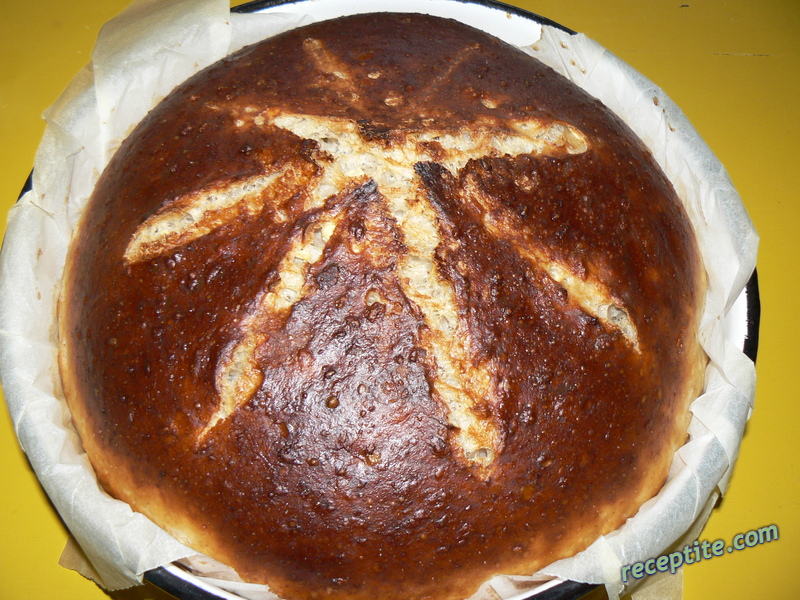 Снимки към Хляб с ябълки и овесени ядки