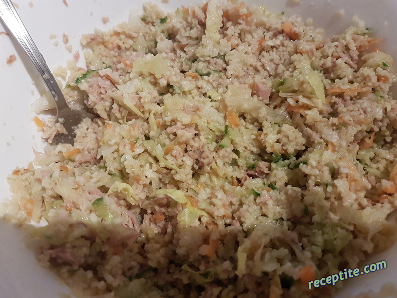 Снимки към Салата с кускус и риба тон