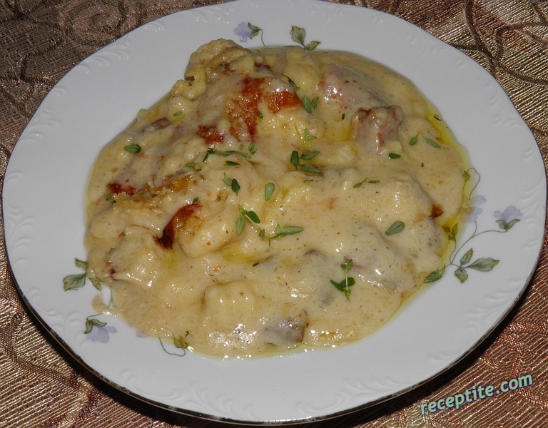 Снимки към Полента с панчета (Pancetta)