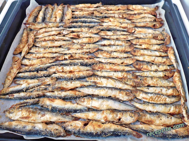 Снимки към Печена цаца (шпроти)