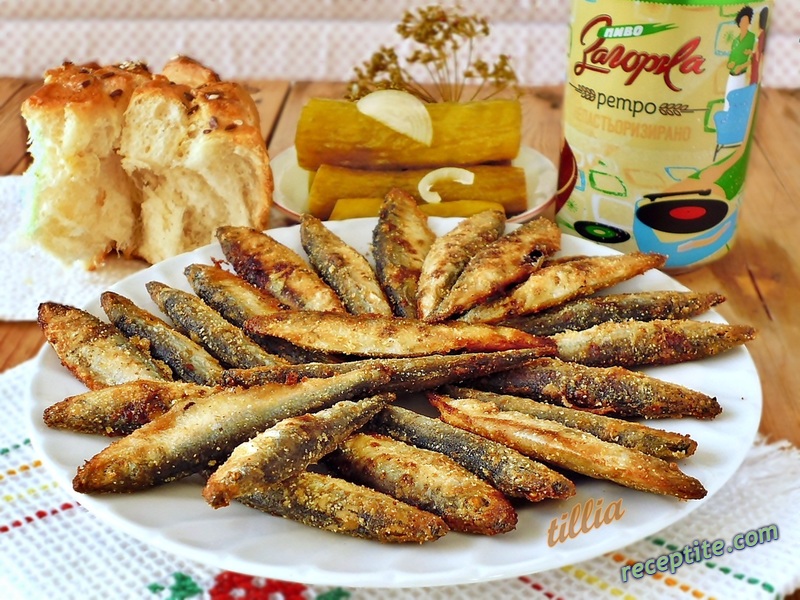 Снимки към Печена цаца (шпроти)