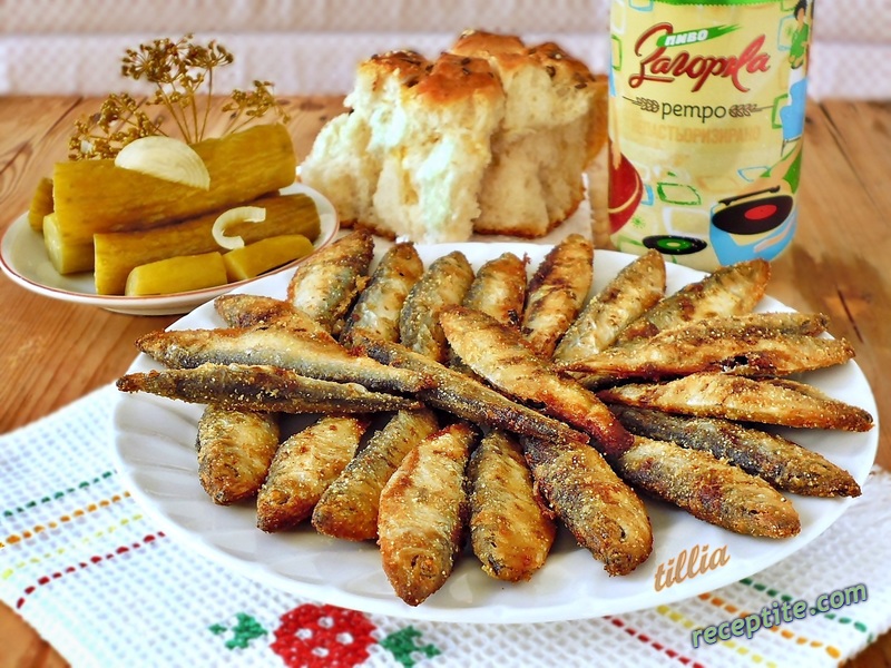 Снимки към Печена цаца (шпроти)
