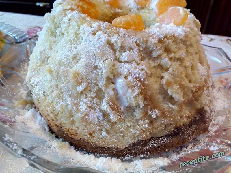 Снимки към Кекс с прясно мляко и какао