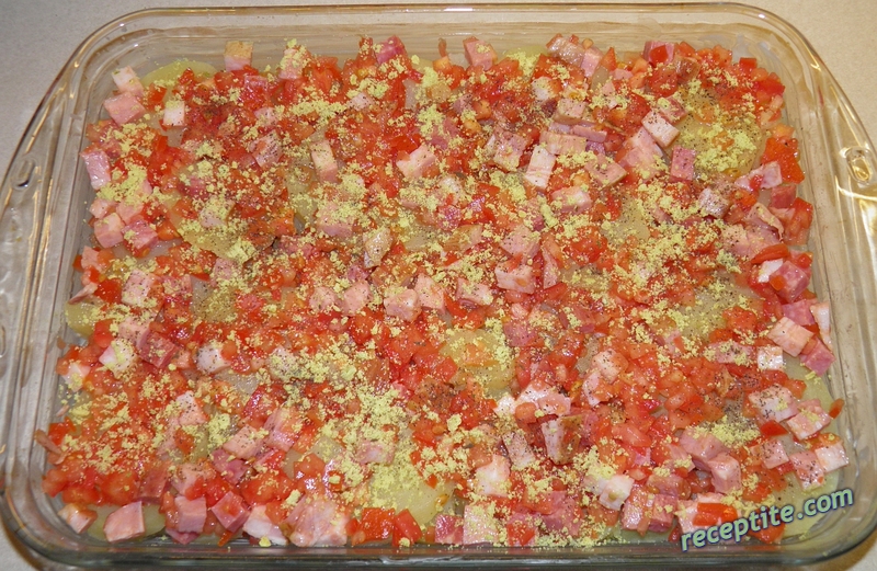 Снимки към Картофи с бекон и сметана