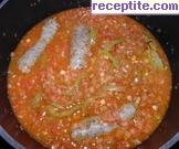 снимка 3 към рецепта Наденица в доматен сос (Chorizo a la Pomodoro)