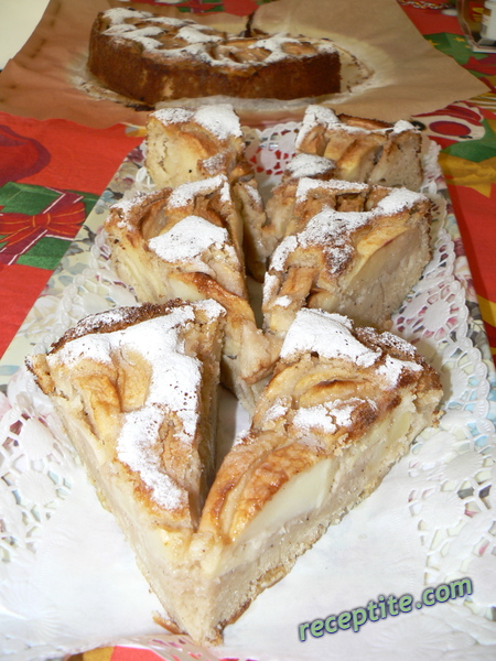 Снимки към Ябълков пирог със закваска