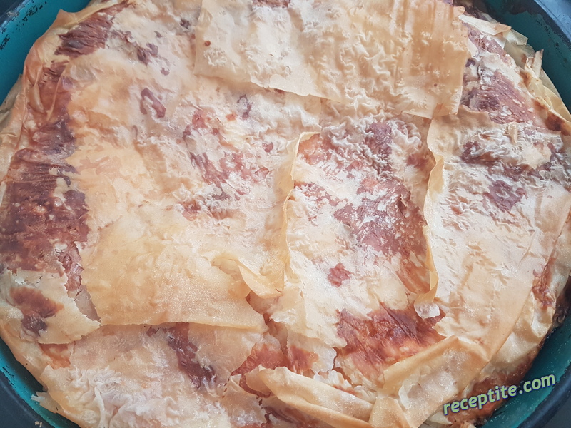 Снимки към Баница с топени кори