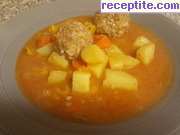 снимка 4 към рецепта Кюфтета с картофи и доматено пюре