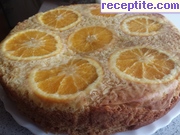 Обърнат сладкиш с портокал