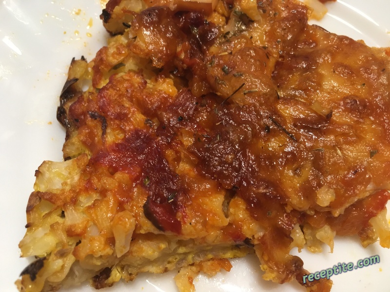 Снимки към Пица с блат от карфиол