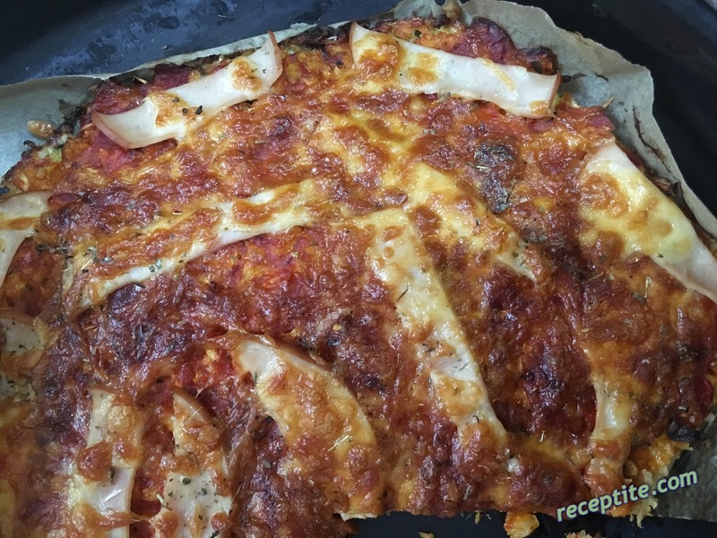 Снимки към Пица с блат от карфиол