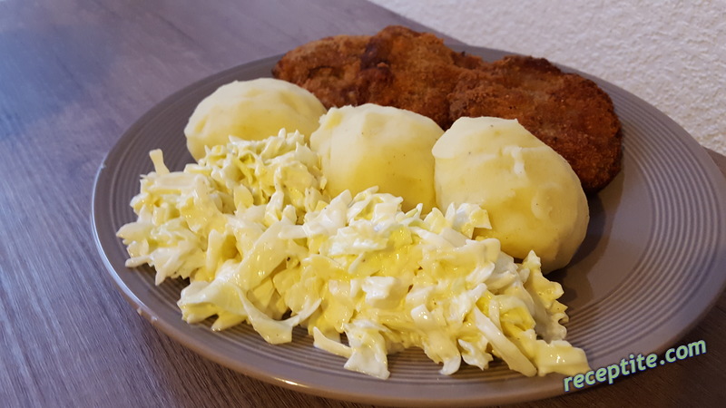 Снимки към Кълцан шницел