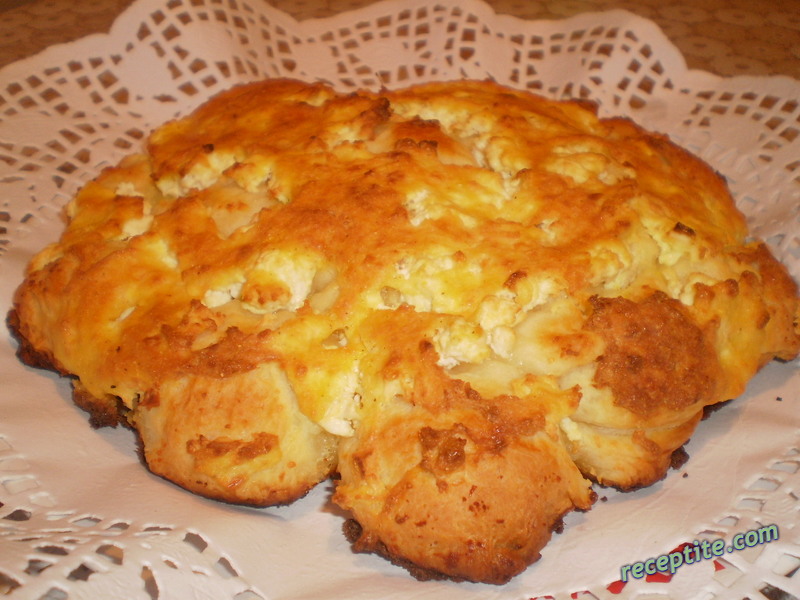 Снимки към Милинки с масло и сирене за закуска