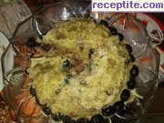 Картофен кекс с гъби и маслини