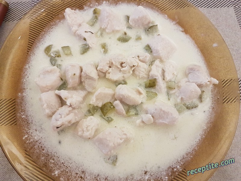 Снимки към Пилешки хапки със сметана