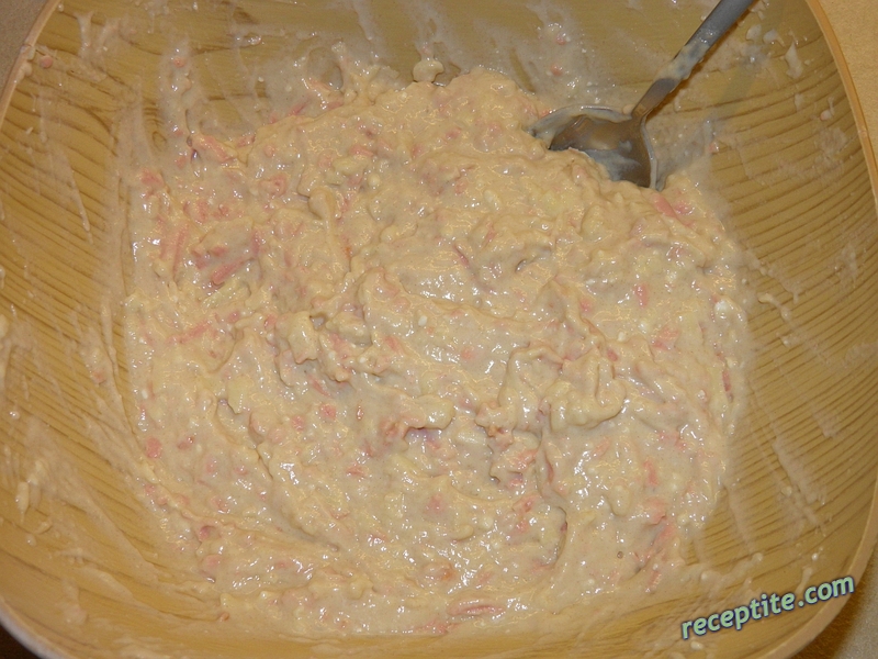 Снимки към Кашкавалки с колбас