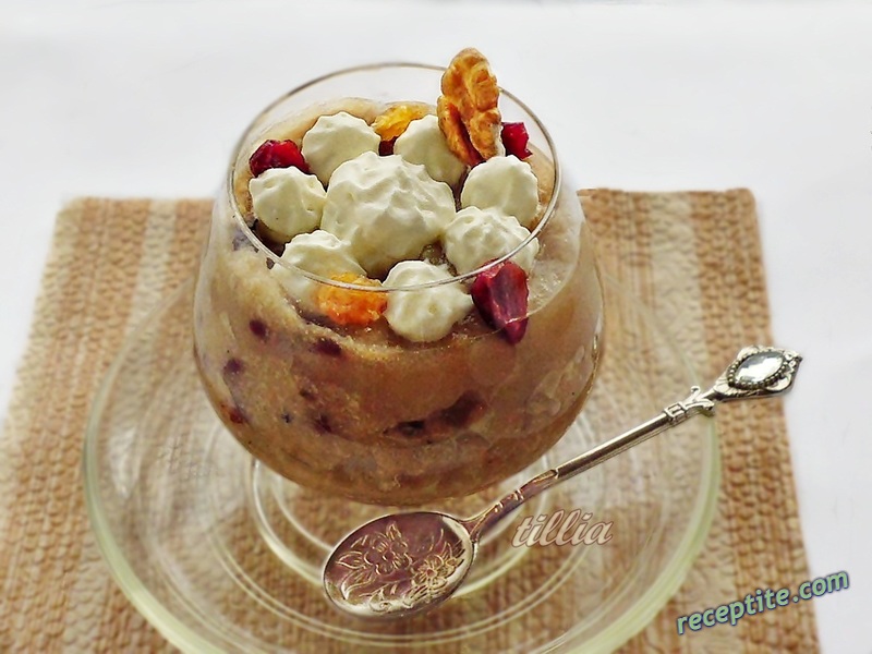 Снимки към Лек десерт от ябълки