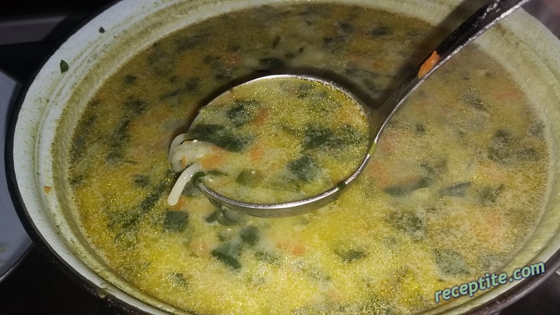 Снимки към Супа от коприва или спанак
