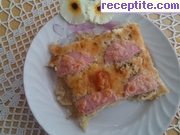 снимка 1 към рецепта Картофена пица с телешки салам