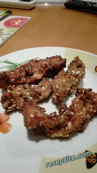 Снимки към Хрупкави пилешки жулиени