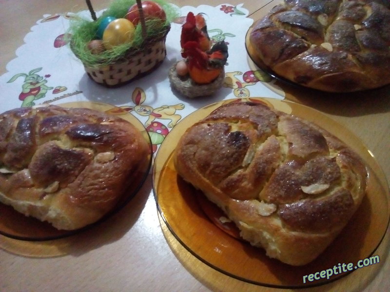 Снимки към Козунак-руло