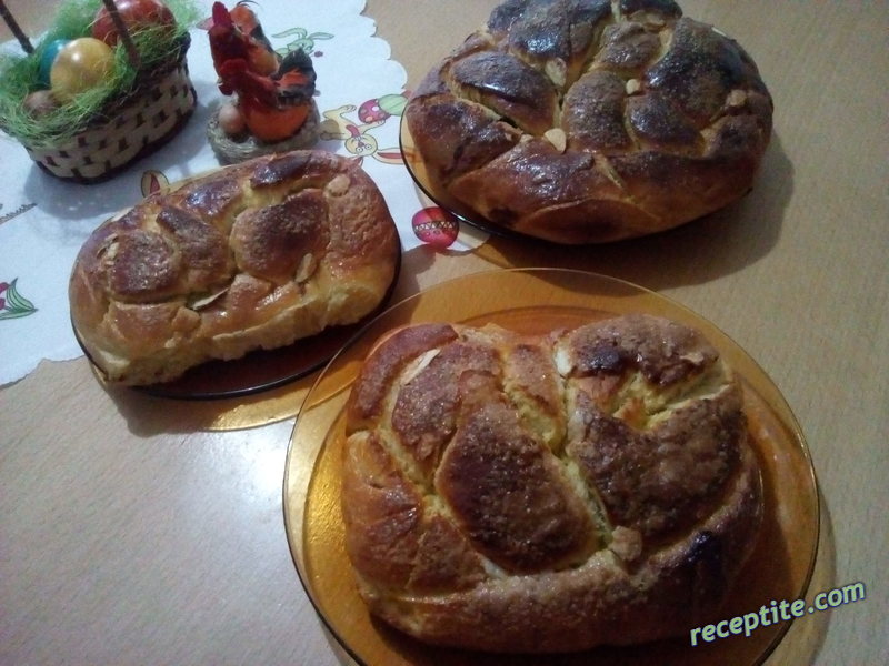 Снимки към Козунак-руло