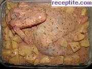 снимка 3 към рецепта Печено пиле по Кавказки