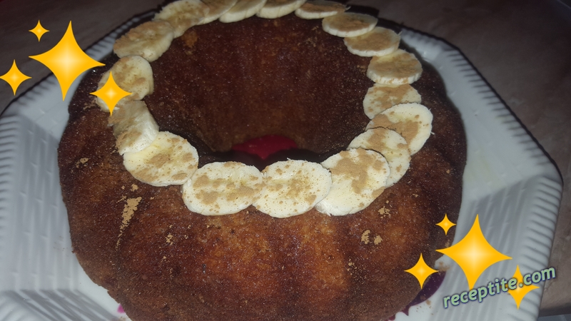 Снимки към Кекс с прясно мляко и какао