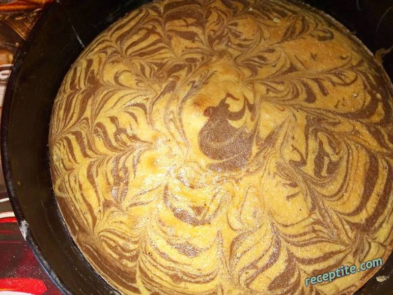 Снимки към Какаов пирог Зебра