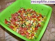 снимка 1 към рецепта Лятна салата с царевица