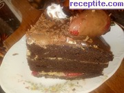 Шоколадова торта със сметана и прясно мляко