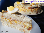 снимка 7 към рецепта Солена торта с хляб