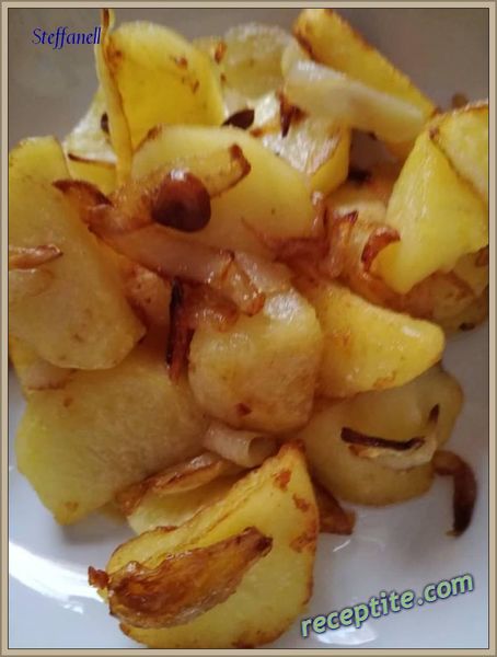 Снимки към Картофи на тиган (Bratkartoffeln)