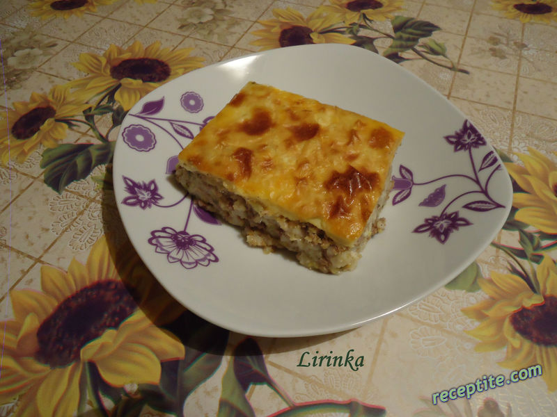 Снимки към Мусака от тиквички, ориз и кайма