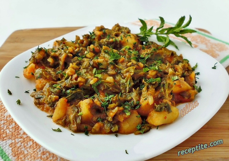 Снимки към Лобода (лапад) с картофи